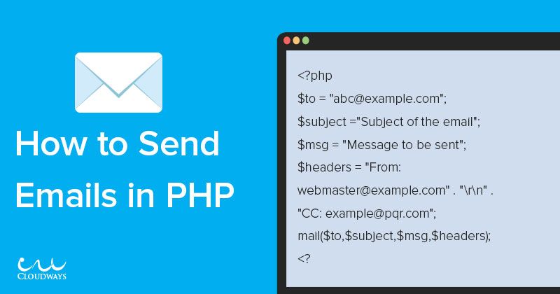 configure php to send email
